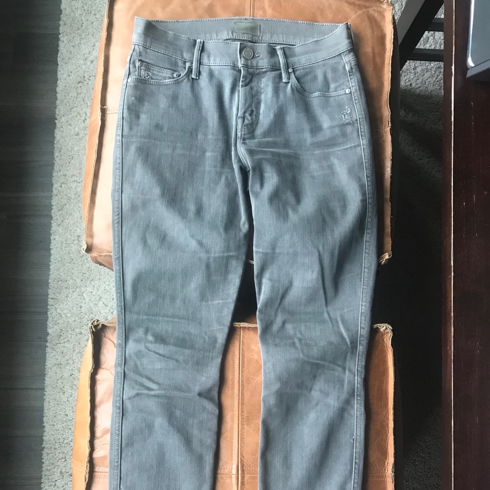 Mother Denim Gray Jeans